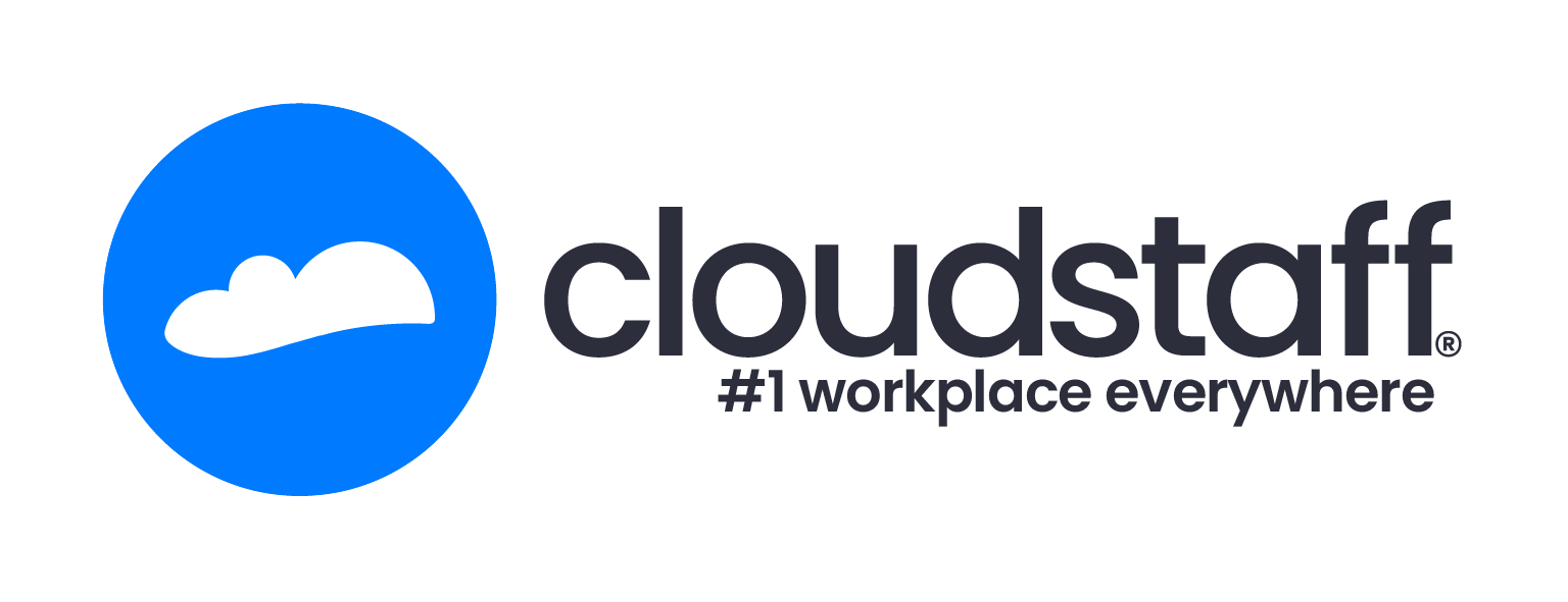 Cloudstaff Recruitment Logo - Landscape - Keyline